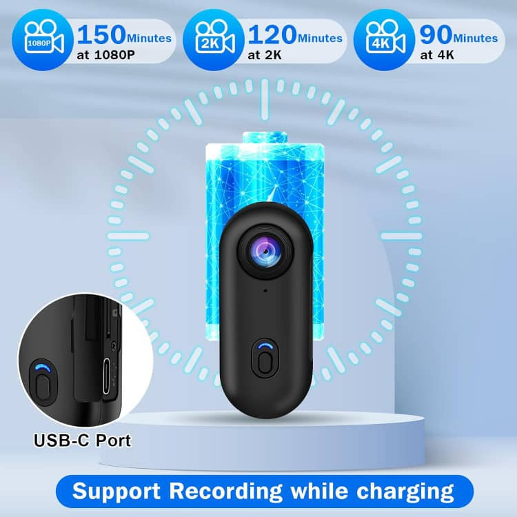 دوربین بدنی ضد آب مدل sport camera h265 (پک کوچک)